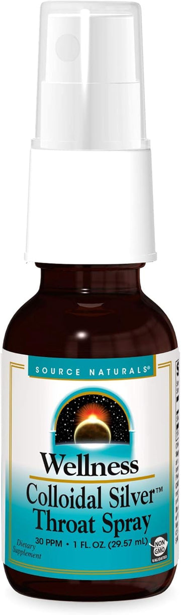 Source Naturals Wellness Colloidal Silver 30 Ppm Liquid Spray Bottle - 1 Fluid Oz