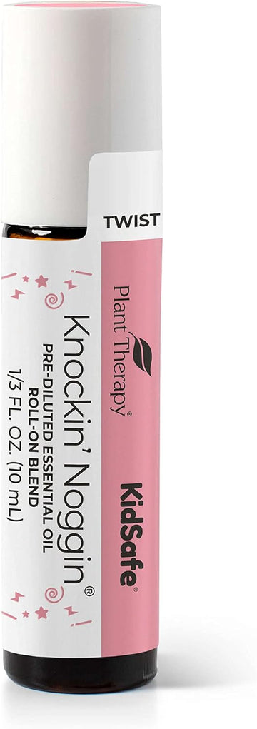 Plant Therapy Kidsafe Knockin' Noggin Pre-Diluted Essential Oil Roll-On Blend 10 Ml (1/3 Oz) 100% Pure, Therapeutic Grade