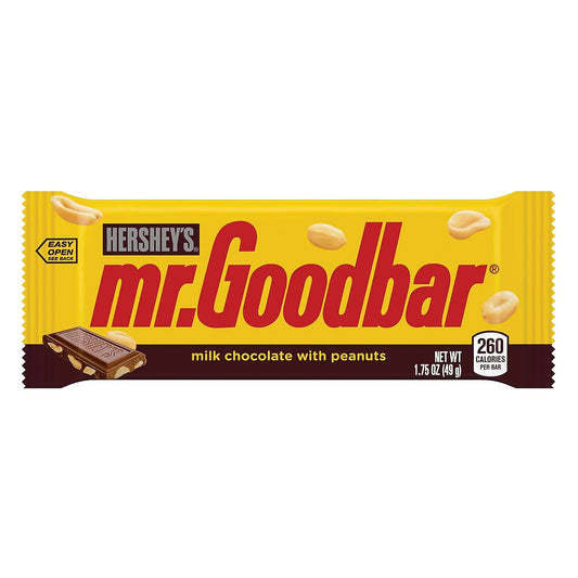 Hershey'S Mr. Goodbar Chocolate With Peanuts Candy Bars, 1.75 Oz (36 Count)