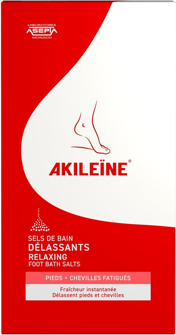 Akileïne Relaxing Foot Bath Salts 6 x 20g