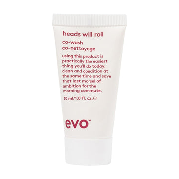 Evo Heads Will Roll Cleansing Conditioner For Curly Hair - Moisturizing Curl Defining & Frizz Eliminating