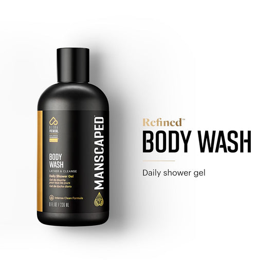 Manscaped® Crop Essentials, Male Care Hygiene Bundle, Includes Refined™ Body Wash, Preserver™ Moisturizing Ball Deodorant, Reviver™ Toner And Disposable Shaving Magic Mat™