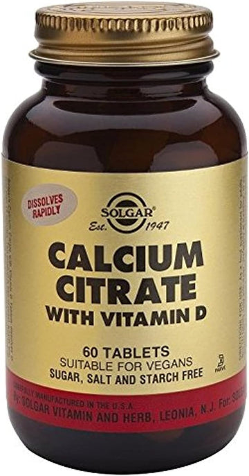 Solgar - Calcium Citrate With Vitamin D