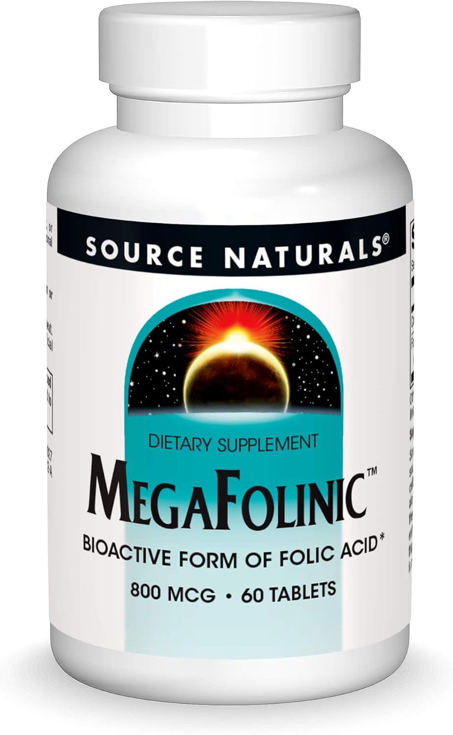 Source Naturals Megafolinic 800Mcg - 60 Tablets