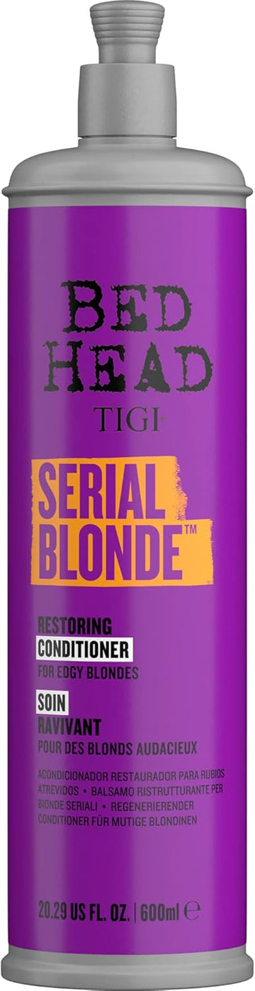 Bed Head By Tigi - Serial Blonde Conditioner - Ideal For Natural And Coloured Blonde Hair - 600Ml