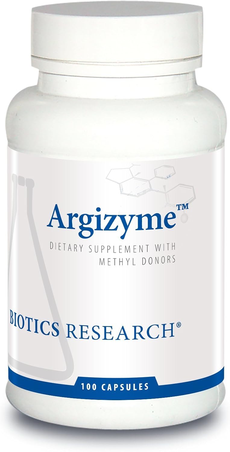 Biotics Research Argizyme Nutritional Support For Healthy Kidneys, Amino Acids, Glandular Support, Urinary Tract Health, Beet Powder, Methyl Donor. 100 Capsules