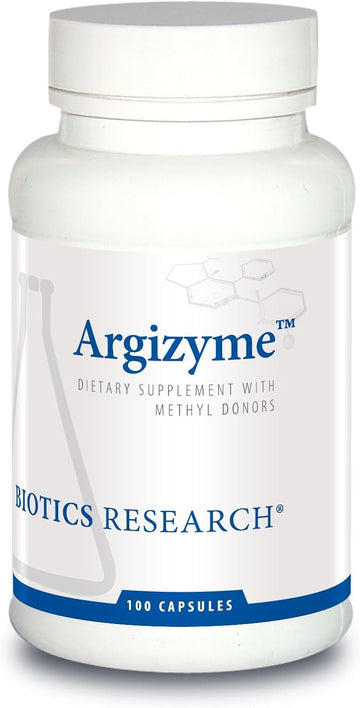 Biotics Research Argizyme Nutritional Support For Healthy Kidneys, Amino Acids, Glandular Support, Urinary Tract Health, Beet Powder, Methyl Donor. 100 Capsules