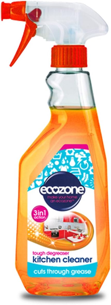 Ecozone 3 In 1 Kitchen Cleaner & Degreaser 500Ml (Pack Of 2)