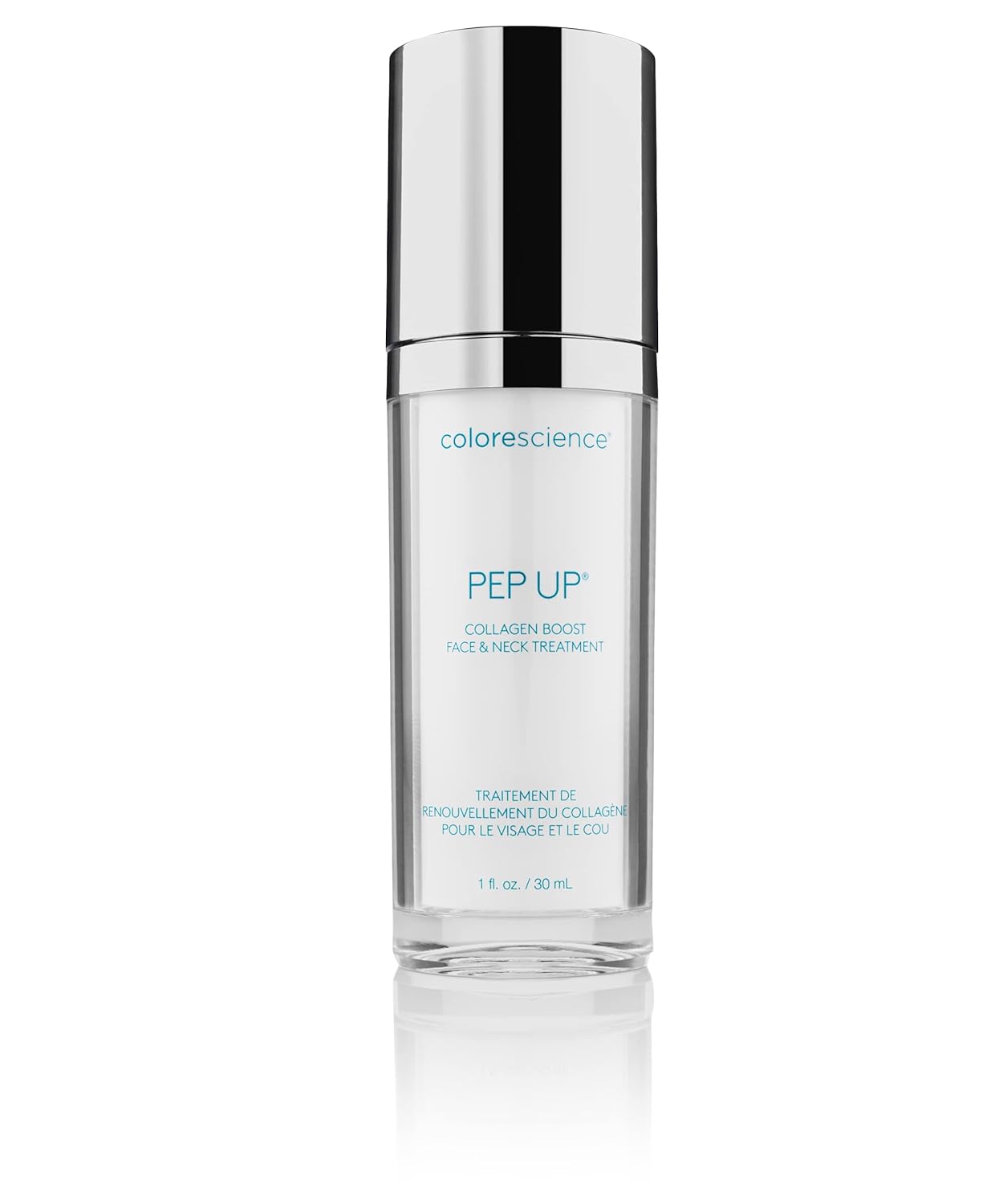 Colorescience Pep Up Collagen Renewal Face & Neck Treatment, Promotes Collagen and Elastin Production, 10 Peptides to Defend Against Signs of Aging