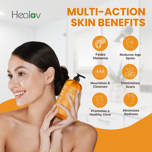 Kojic Acid Soap For Hyperpigmentation – Skin Brightening Kojic Papaya Body Wash – Dark Spot Soap Reduces Acne, Scars, And Evens Tone – Turmeric Body Wash For Brighter Glowing Tone