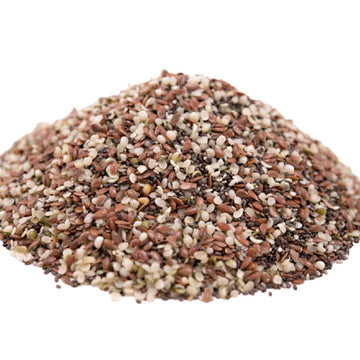 GERBS Super 3 Seed Snack Mix 2 LBS. Premium Grade | Top 14 Food Allergy Free | Resealable Bulk Bag | Made in USA | Raw Flax, Chia, Hemp Seed Trail Mix | Gluten Peanut Tree Nut Free