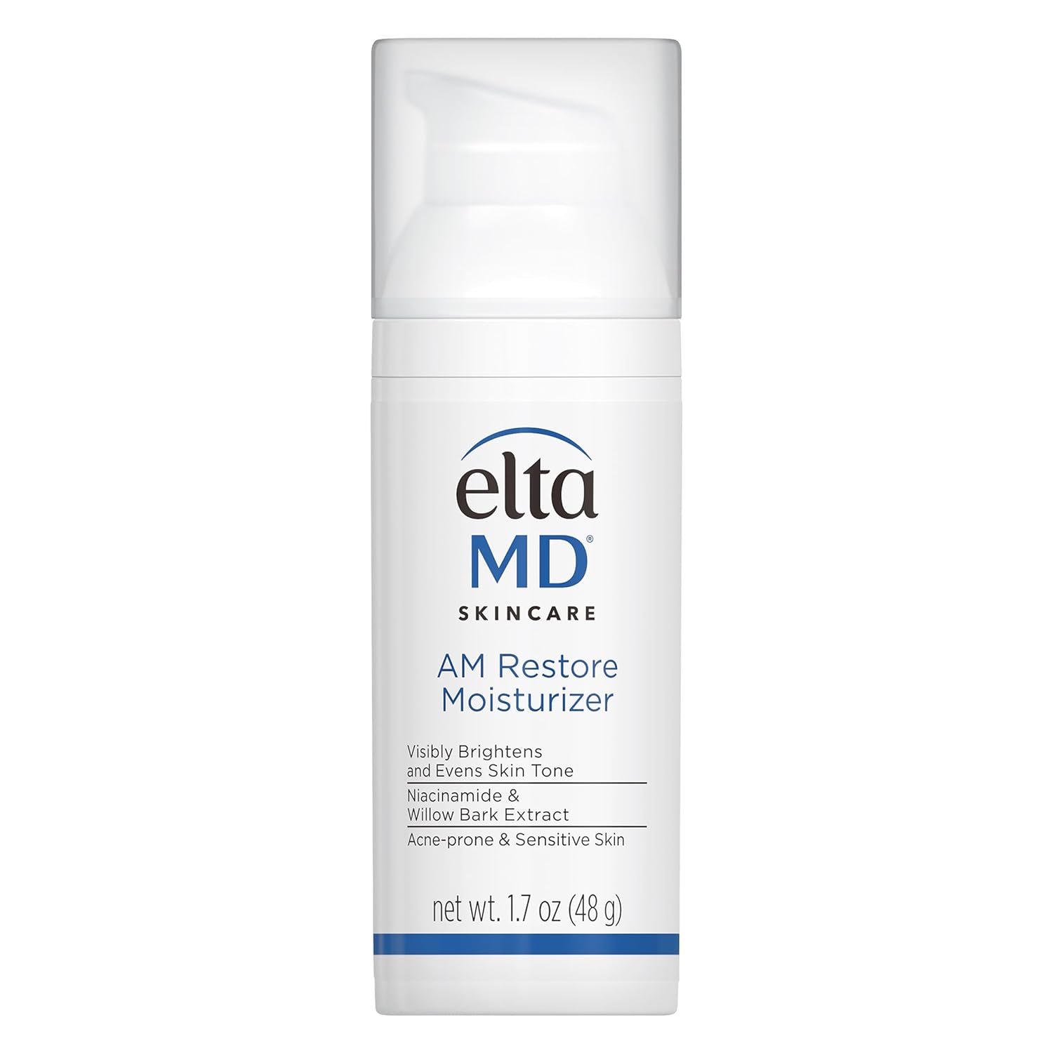 Eltamd Pm Therapy Facial Moisturizer Lotion, Night Moisturizer For Face, Restores Skin Elasticity And Moisturizes And Repairs Skin Overnight, Safe For Sensitive Skin, Oil Free Formula, 1.7 Oz Pump