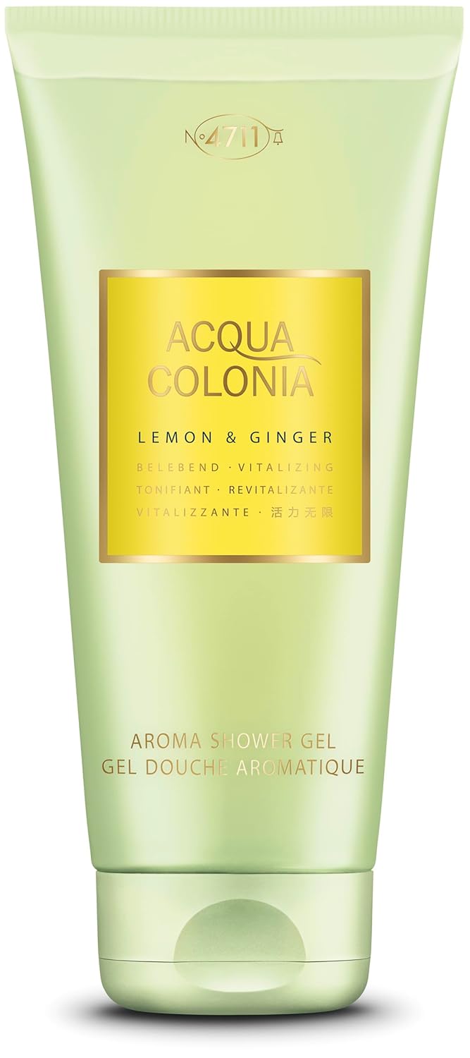 Ultimate Distribution 4711 Acqua Colonia Lemon And Ginger By Muelhens For Men - 6.8 Oz Shower Gel : Beauty & Personal Care