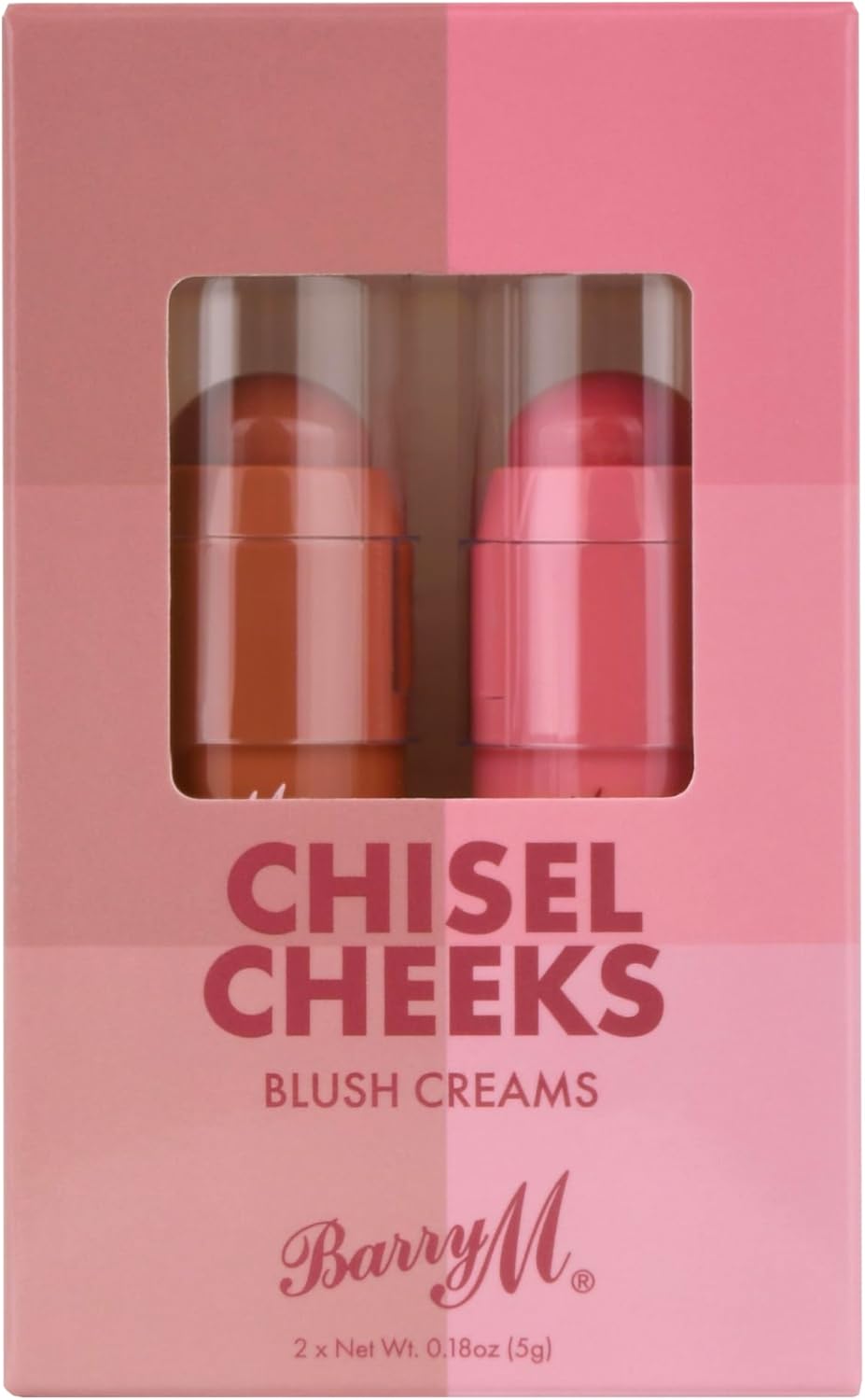 Barry M Chisel Cheeks Blush Creams, Shades Pink Blushed & Rosey | Cheek Blusher Creams : Amazon.co.uk: Beauty