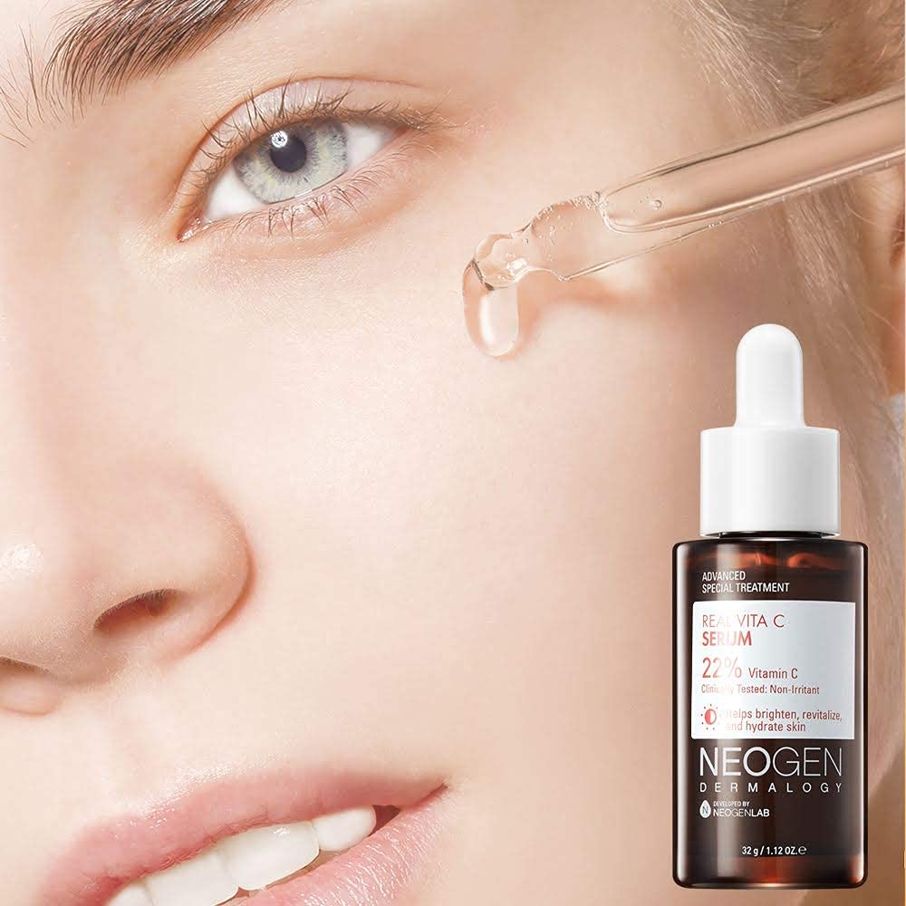 Neogen Dermalogy Real Serum Collection - Niacinamide, Vitamin C, Retinol, Bakuchiol, Panthenol, Peptide To Combat Acne, Pigmentation, Wrinkles, Dry Skin, Dullness - Korean Skin Care