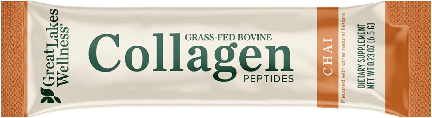 Great Lakes Wellness Movement Boost Advanced Collagen Peptides Powder With Msm, Hyaluronic Acid, Vitamin C - Joint Mobility & Comfort - Caramel Flavored - Non-Gmo, Keto, Kosher - 8 Oz : Health & Household