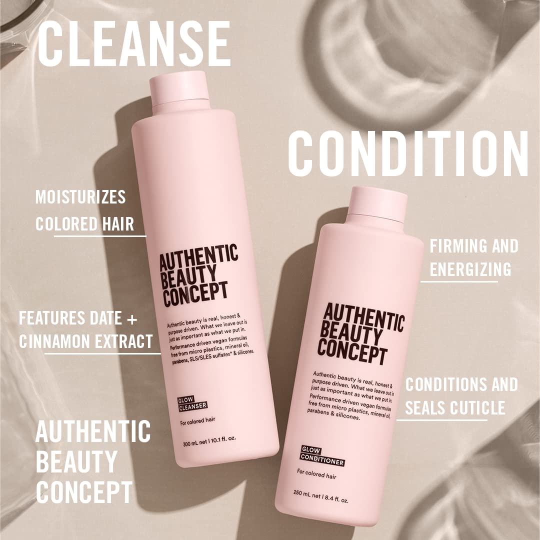 Authentic Beauty Concept Glow Conditioner | Hydrating Conditioner For Color Treated Hair | Color-Preserving | Moisturizes Colored Hair | Vegan & Cruelty-Free | Sulfate-Free | 33.8 Fl. Oz. : Beauty & Personal Care