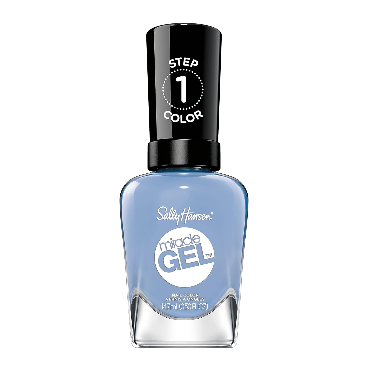 Sally Hansen Miracle Gel™, Cozy Chic Comfy Co-Sea, Long Lasting, Gel-Like Formula, No Uv Lamp Needed, Blue Nail Polish