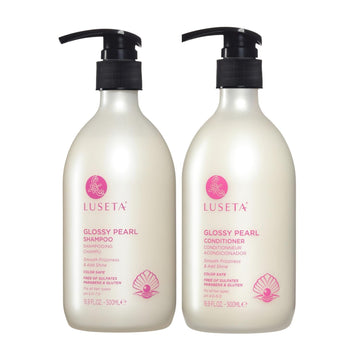 Luseta Curly Hair Shampoo And Conditioner Set - Define Curls And Restore Bounce With Coconut Oil For Waves And Curls, Intensely Moisturizing, Color Safe And Sulfate Free