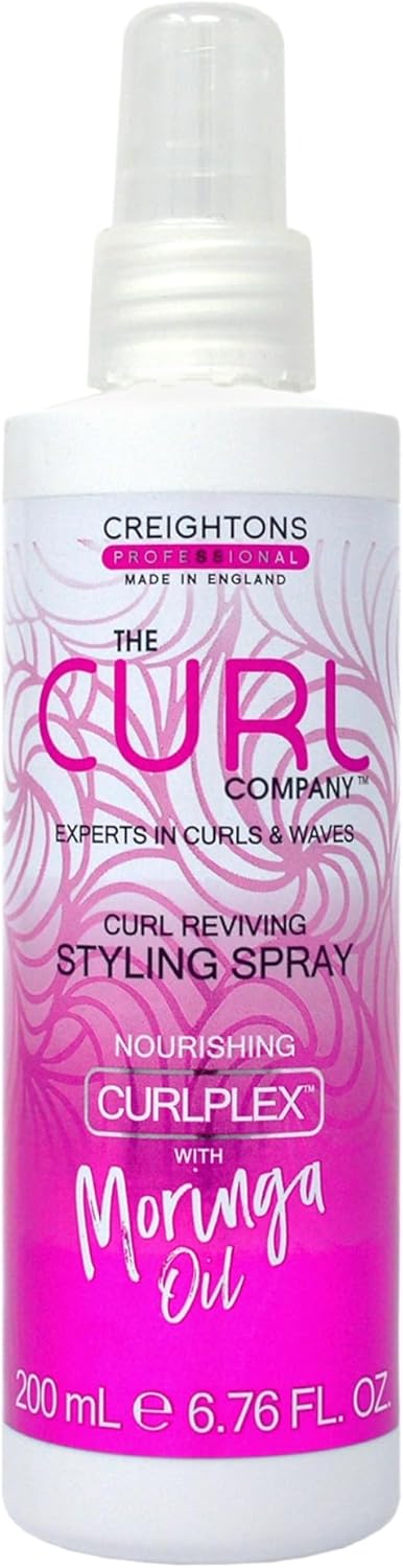 The Curl Company Curl Reviving Styling Spray (200Ml) – Professionally Formulated With Nourishing Curplex With Moringa Oil. Experts In Curls & Waves
