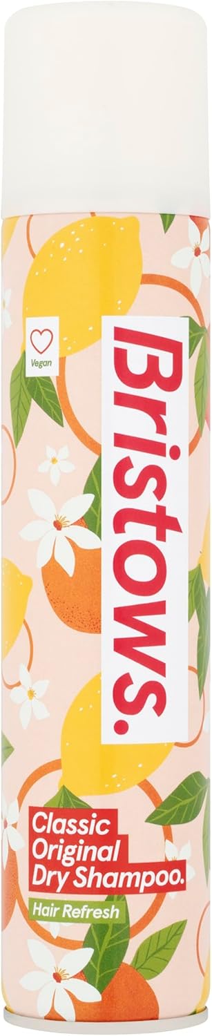 Bristows Sweet Dreams Overnight Dry Shampoo, Vanilla Fragrance, Refreshes Hair Between Washes, Cleanses Hair While You Sleep, Vegan Friendly, 200 Ml