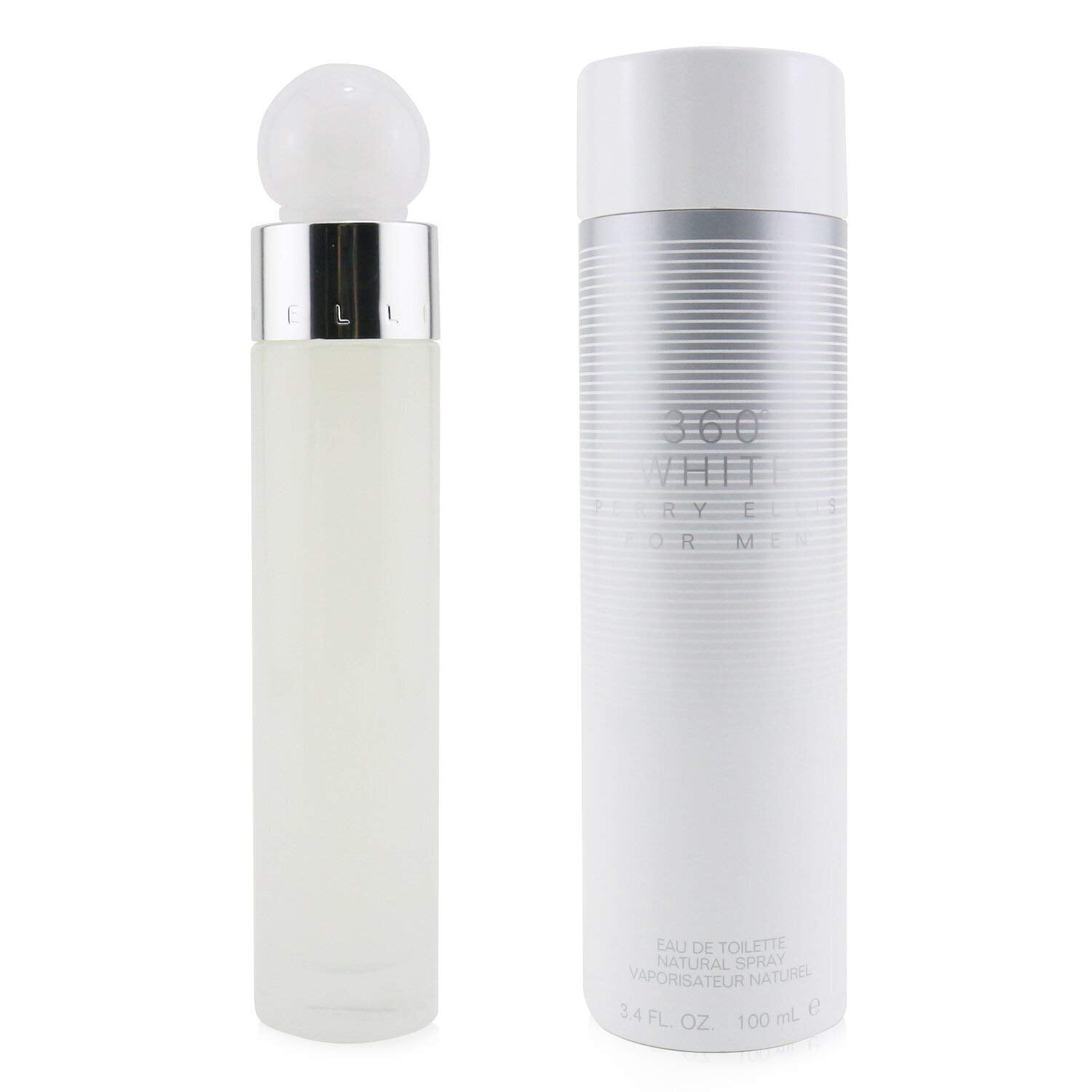 Perry Ellis 360 White 3.4 Oz Edt Natural Spray : Beauty & Personal Care