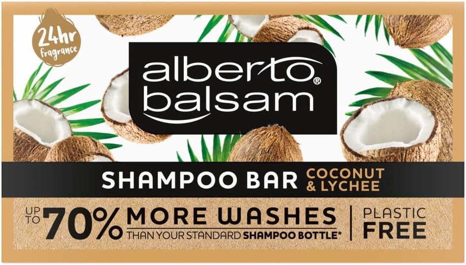 Alberto Balsam Coconut & Lychee Shampoo Bar