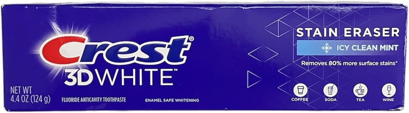 Crest 3D White Stain Eraser Icy Clean Mint