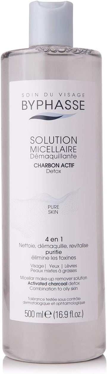 Byphasse Solución Micelar Desmaquillante Carbón Activo 500 Ml