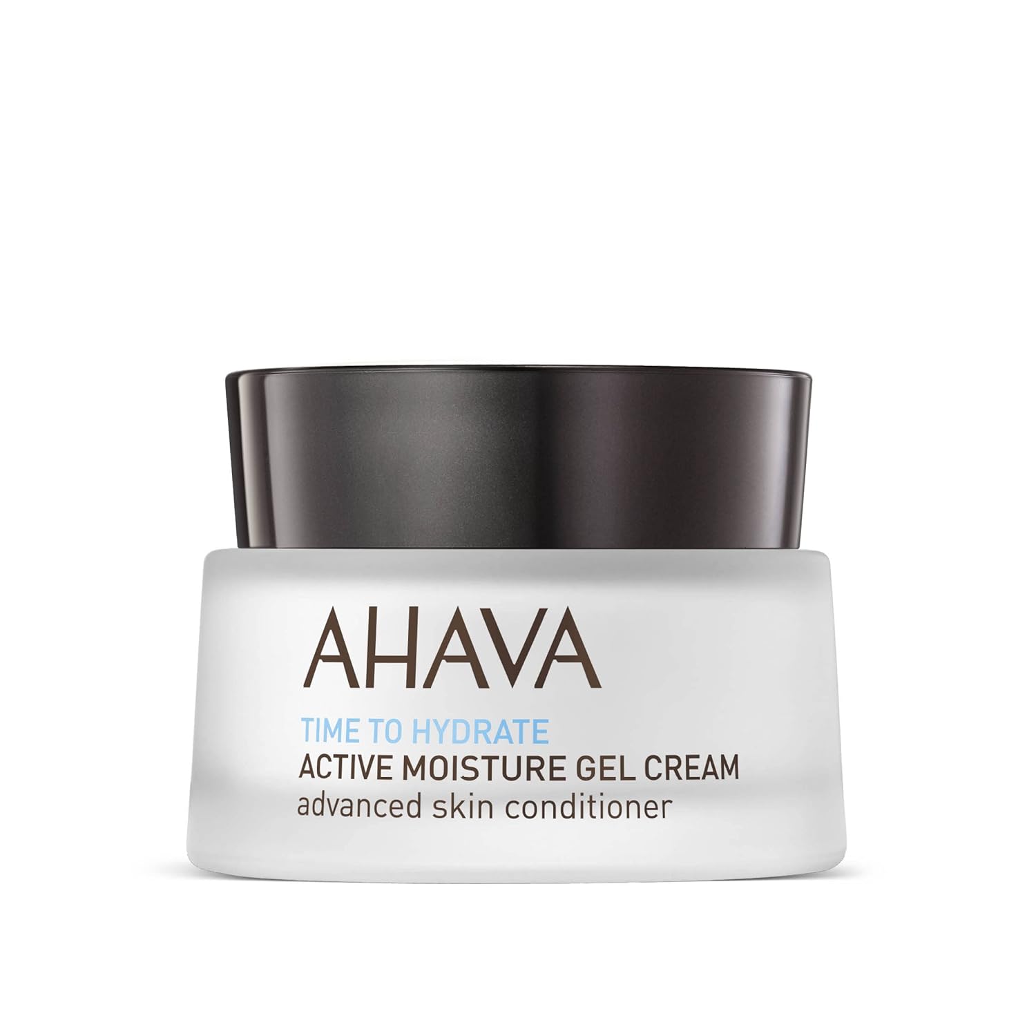 Ahava Time To Hydrate Active Moisture Gel Cream, Advanced Skin Conditioner - Ultra Fresh Moisture Suspending Gel-Cream For Rejuvenation, Instant Hydration & Vitality, Combats Dehydration, 1.7 Fl.Oz