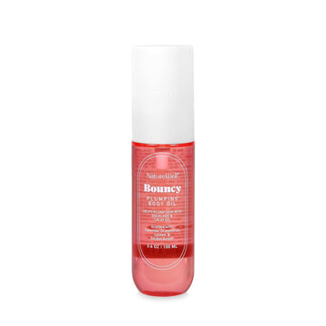 Nature Well Bouncy Plumping Body Oil, Fast-Absorbing Formula Designed To Support Skin Elasticity, Smoothness, & Bounce, Scented With Tuberose, Dragonfruit, Lychee &Golden Amber, 3.4 Oz