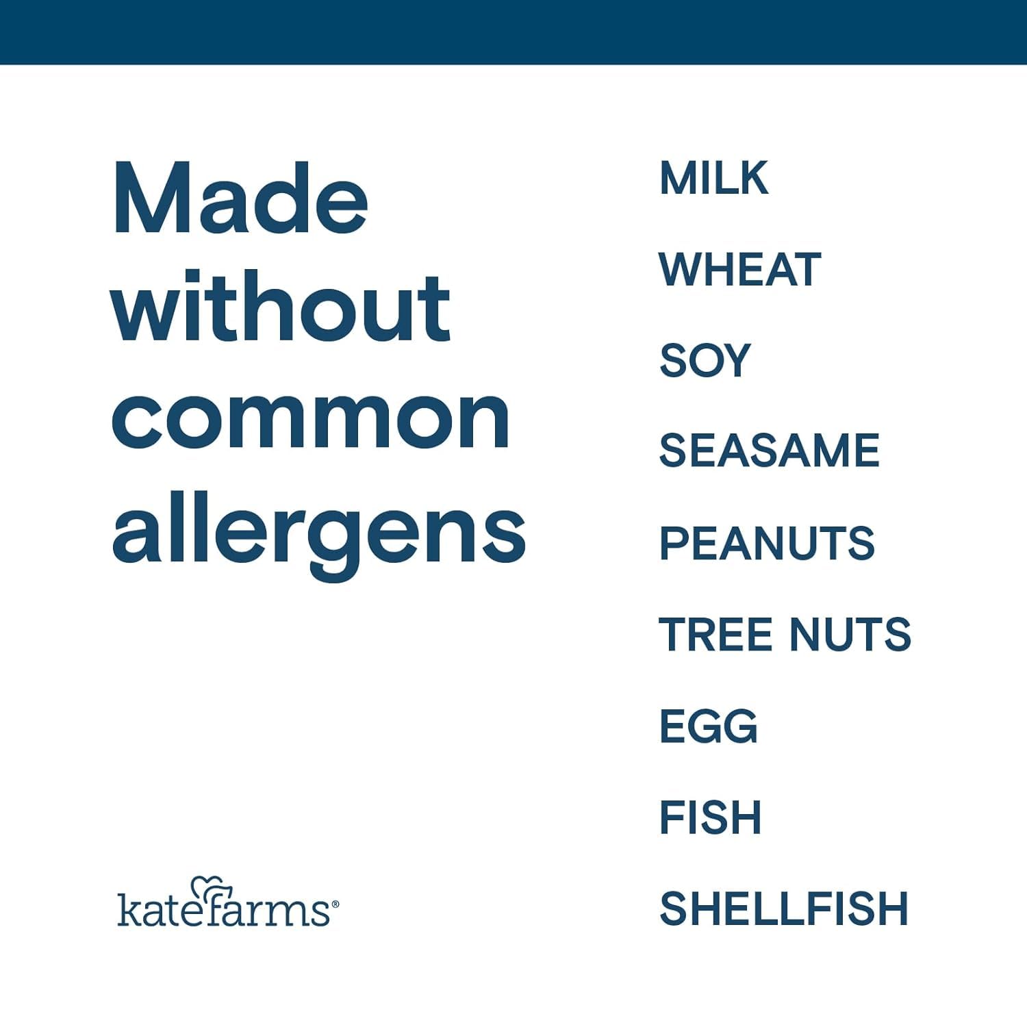 Kate Farms Organic Pediatric 1.2 High Calorie Nutrition Shake, Vanilla, 12G Protein, 27 Vitamins And Minerals, Meal Replacement, 8.45 Oz (6 Pack)
