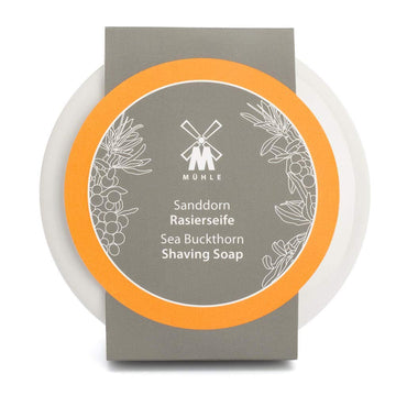 Mühle Shave Care Porcelain Dish Incl. Sea Buckthorn Shaving Soap 65G