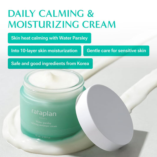 Rataplan Water Parsley Calming Moisture Cream & Cleanser Set