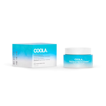 Coola Organic The Great Barrier Cream Face Moisturizer, Dermatologist Tested Skin Barrier Protection, Vegan And Gluten Free, 1.5 Fl Oz