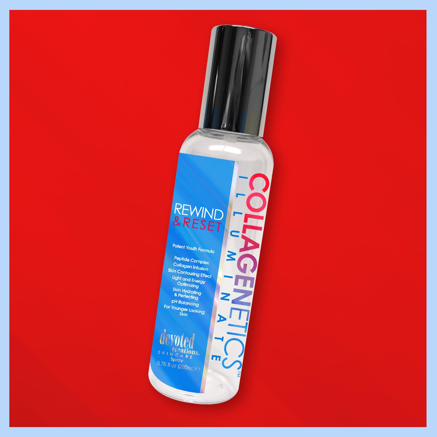 Devoted Creations Collagenetics Illuminate Rewind & Reset - Skin Contouring Hydrating And Energy Optimizing Spray : Beauty & Personal Care