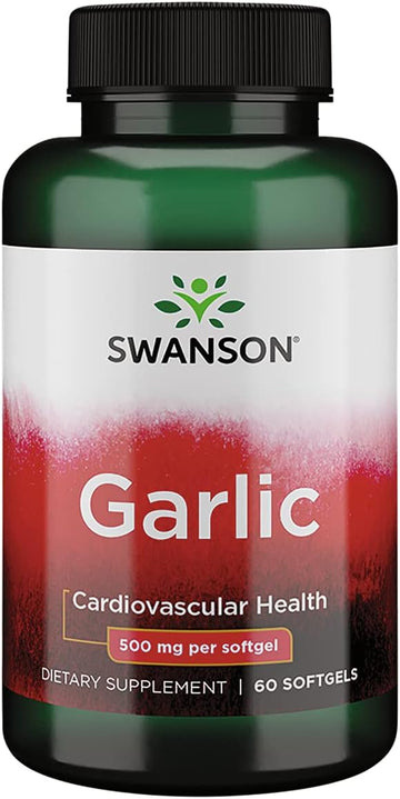 Swanson Garlic 500 Milligrams 60 Sgels