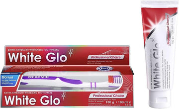 White Glo Extra Strength Whitening Toothpaste Professional Choice 100Ml - 2 Packs