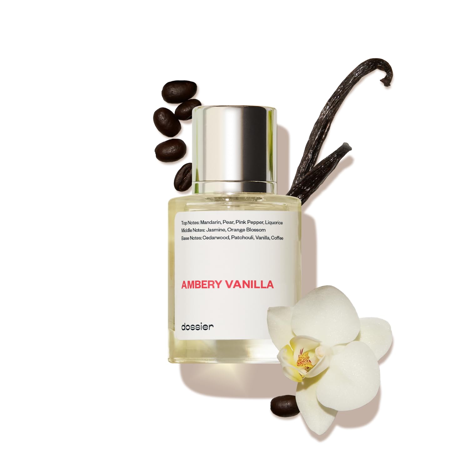 Dossier - Ambery Vanilla 1.7Oz (50Ml) - Eau De Parfum - Inspired By Y S.L'S B.Lack O.Pium - Long-Lasting Fragrance - Feminine