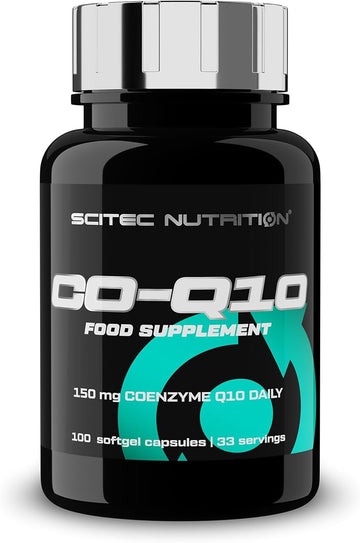 Scitec Nutrition Co-Q10 | Supports The Cognitive Function And Nervous System | 150 Mg Coenzyme Q10 Daily | 33 Serving, 100 Softgel Capsules