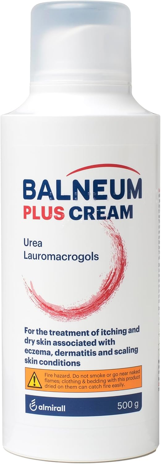 Balneum Plus Cream - Intensive Hydration For Dry Skin - Suitable For Children And Adults - Moisturises And Soothes Itchy Skin, For All-Day Moisture Lock - 500G
