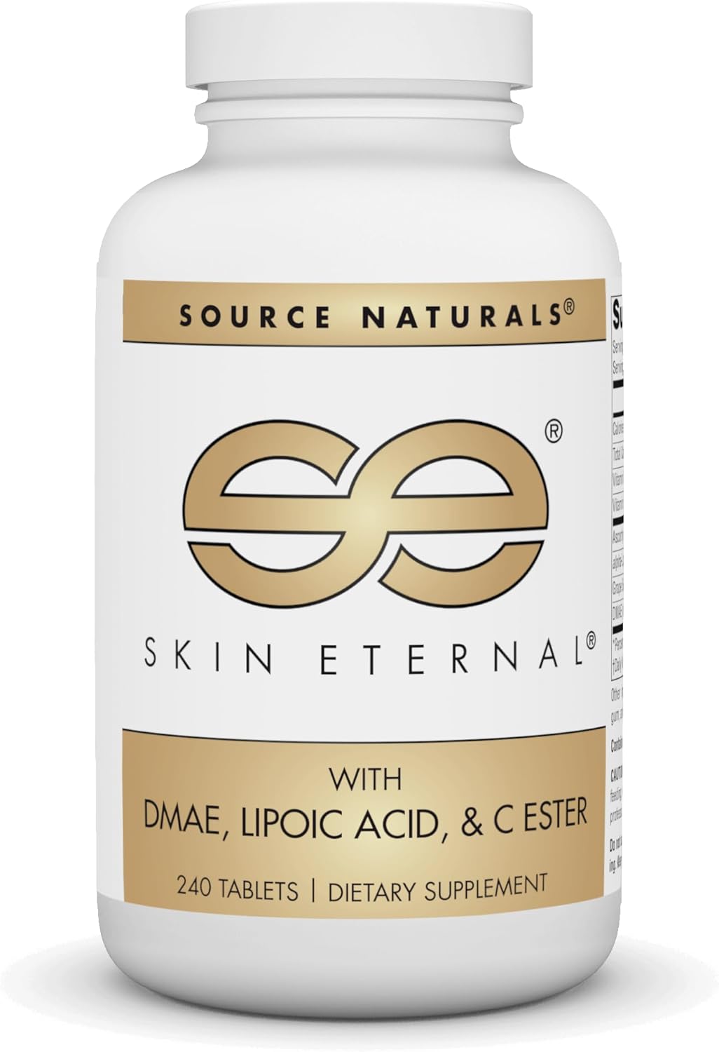 Source Naturals Skin Eternal With Dmae, Lipoic Acid, & C Ester 240 Tablets | Dietary Supplement