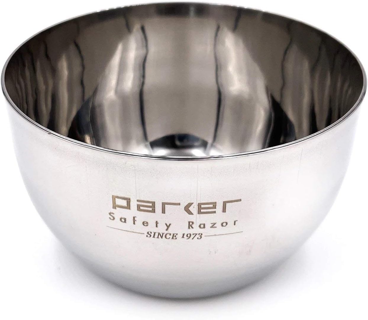Parker Deluxe Unbreakable Stainless Steel Shaving Bowl – For Use With Your Favorite Shave Soap Or Lathering Shaving Cream