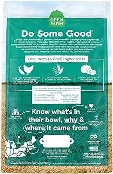 Open Farm Ancient Grains Dry Dog Food, Humanely Raised Meat Recipe with Wholesome Grains and No Artificial Flavors or Preservatives (Puppy Ancient Grain, 4 Pound (Pack of 1))