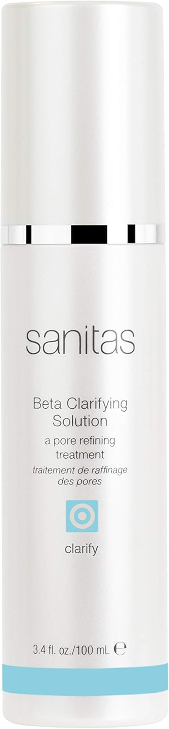 Sanitas Skincare Beta Clarifying Solution, Clarifying, Exfoliation Treatment, Salicylic Acid, 3.4 Ounces