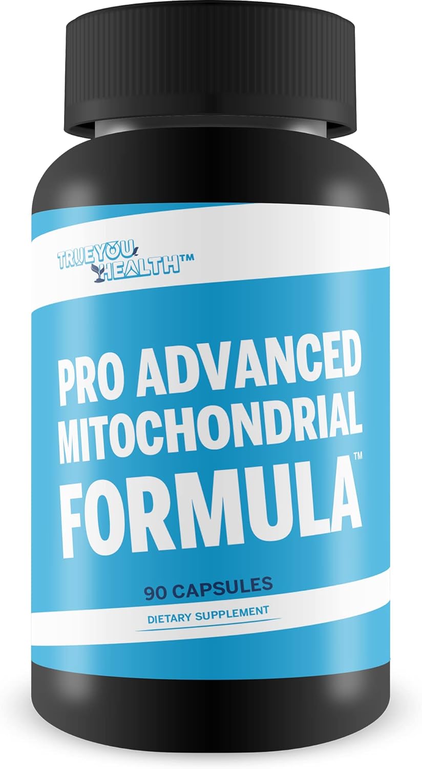 Pro Advanced Mitochondrial Formula - Cellular & Mitochondria Support Dietary Supplement - Promote Energy, Anti-Aging, & Overall Health - Help Defend & Repair Cells - Atp Energy Support - 90 Capsules
