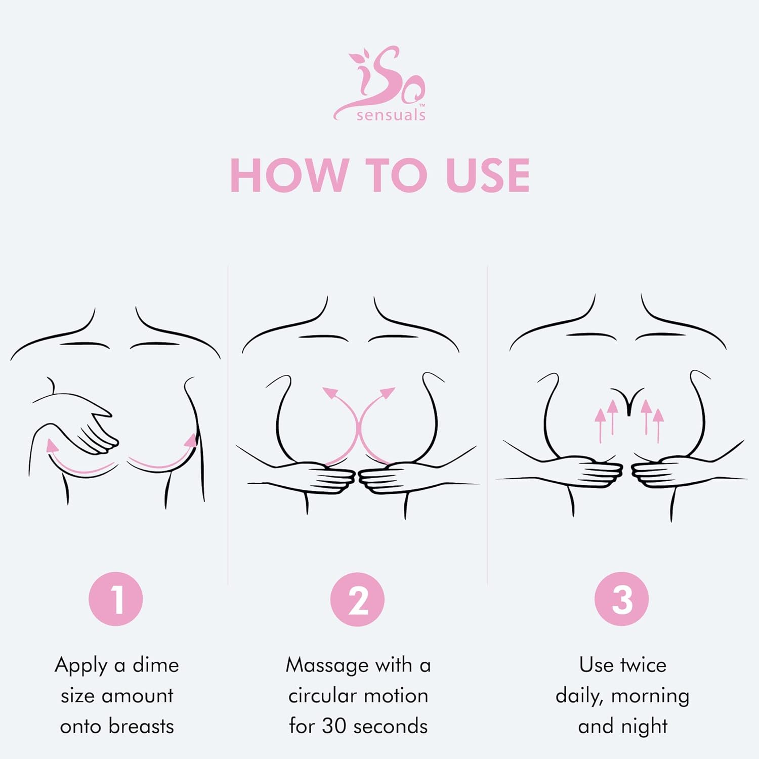Isosensuals Enhance - Rapid-Action Breast Enlargement Cream For Quick Growth - Lifting And Firming Breast Enhancement Cream - Generous 2 Month Supply : Beauty & Personal Care