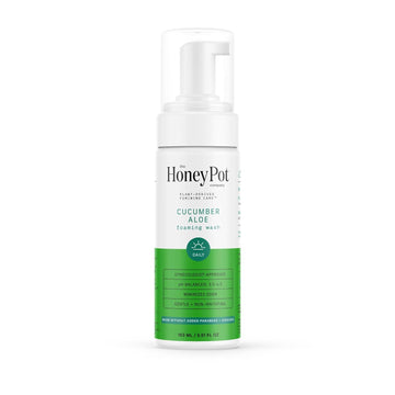 The Honey Pot Company - Feminine Wash - Herbal Infused - Sensitive Skin Types - Ph Balanced Plant Based Hygiene Products - Cucumber Aloe - 5.51 Fluid Oz