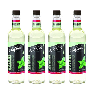 Davinci Gourmet Classic Crème De Menthe Syrup, 25.4 Fluid Ounce (Pack Of 4)