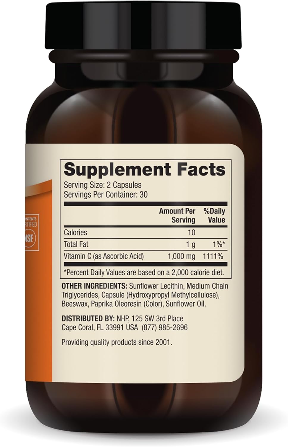 Dr. Mercola Liposomal Vitamin C 1,000 mg per Serving, 30 Servings (60 Capsules), Dietary Supplement, Supports Immune Health, Non GMO, NSF Certified